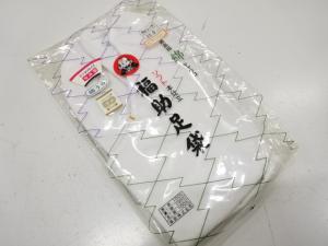 未使用品　福助　白足袋(25センチ・4枚コハゼ)